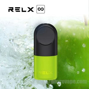 Relx Infinity Ersättande Pod Kassetter # Krisp Grön 3% 1,8 Ml