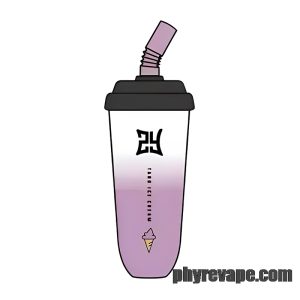 Zhuiyun Mini Cup 3.5% E-cigg För Engångsbruk # Taro Glass 650 Mah