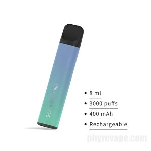 Miku 3% E-cigg För Engångsbruk 400mah 8 Ml