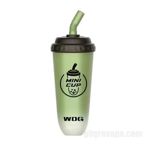 Wdg Mini Cup # Mung Böna Isglass 3.5% E-cigg För Engångsbruk 600mah