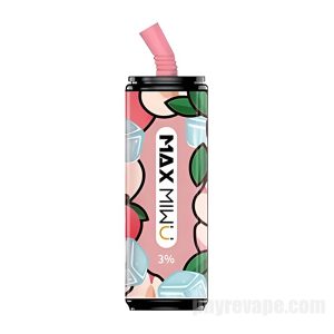 Max Miwu Coke Tin 3% E-cigg För Engångsbruk # Persika Popsicle 12 Ml 600mah