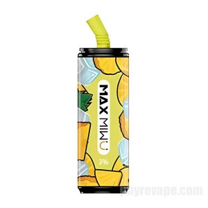 Max Miwu Coke Tin E-cigg För Engångsbruk 3% # Ananas Storm 12 Ml