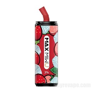 Max Miwu Coke Tin E-cigg För Engångsbruk 3% Vitalitet Jordgubbe 12 Ml 600mah