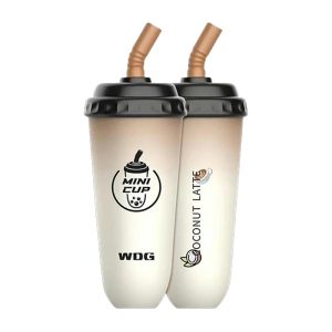 WDG Mini Cup Disposable Vape 5000 Puffs # Coconut Latte