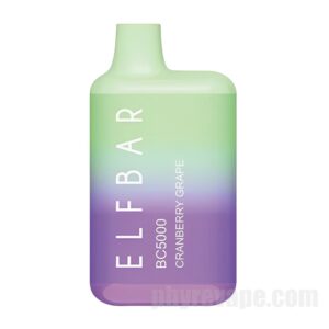 ELF BAR Disposable Vape BC 5000 Puffs # Tranbärsdruva