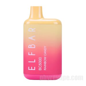 ELF BAR Disposable Vape BC 5000 Puffs # Rainbow Candy