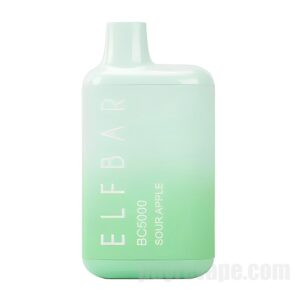 ELF BAR Disposable Vape BC 5000 Puffs # Sour Apple