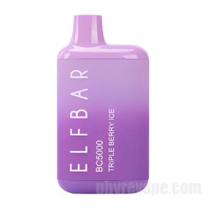 ELF BAR Disposable Vape BC 5000 Puffs # Triple Berry Ice