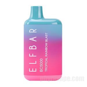 ELF BAR Disposable Vape BC 5000 Puffs # Tropical Rainbow Blast