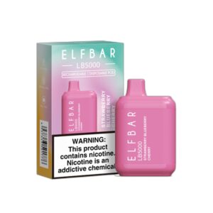 ELF BAR LB5000 Disposable Strawberry Blueberry Cherry 5000 puffar 14 ml