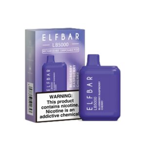 ELF BAR LB5000 Disposable 5000 puffar Blueberry Raspberry Cherry