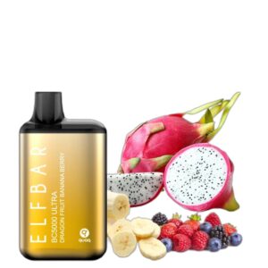 ELF BAR BC5000 Ultra Disposable 5000 puffar Dragon Fruit Banana Berry 650 mAh