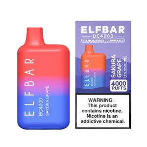 ELF BAR BC4000 Disposable Sakura Grape 4000 puffar 11,5 ml