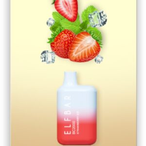ELF BAR BC2000 Disposable 2000 Puffar Strawberry Ice 850 mAh