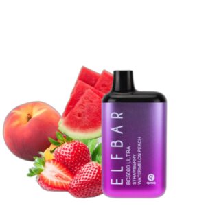 ELF BAR BC5000 Ultra Disposable 5000 puffar Strawberry Watermelon Peach 650 mAh